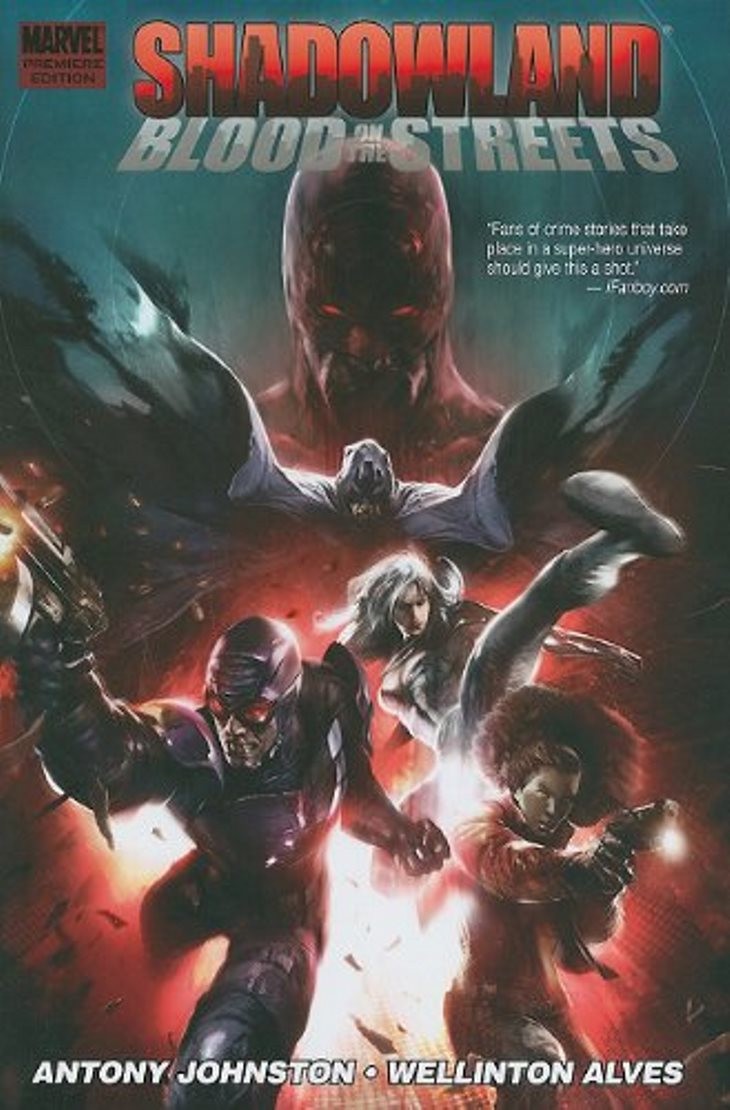 Marvel Shadowland Blood on the Streets graphic novel copertina rigida nuova