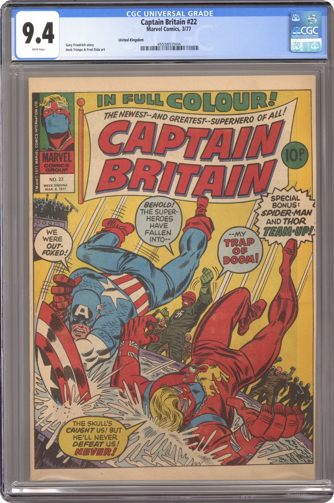 Capitan Gran Bretagna #22 CGC 9.4 1977 4553857004