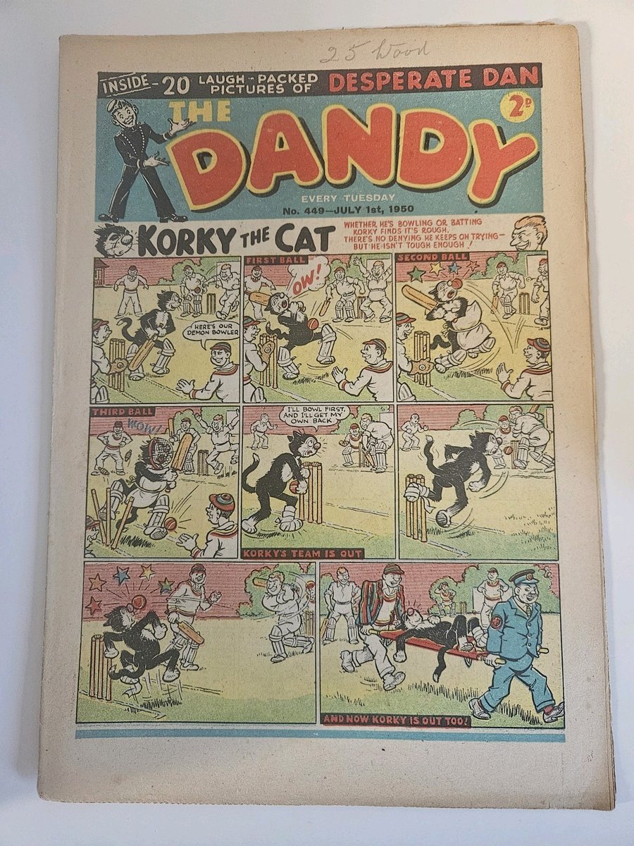 The Dandy Comic - #449 July 1st 1950  v/gd cond