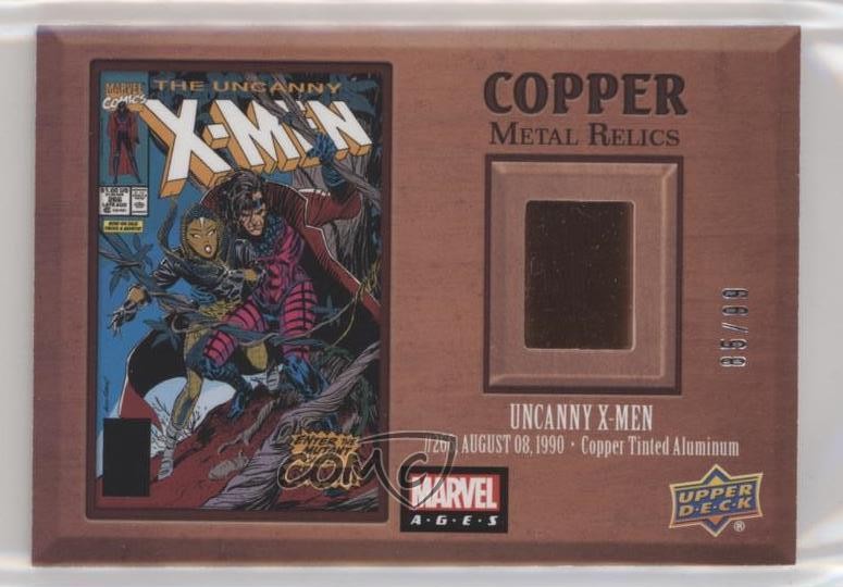 2020 Upper Deck Marvel Ages Copper Metal Relics 85/99 Uncanny X-Men #266 5ui