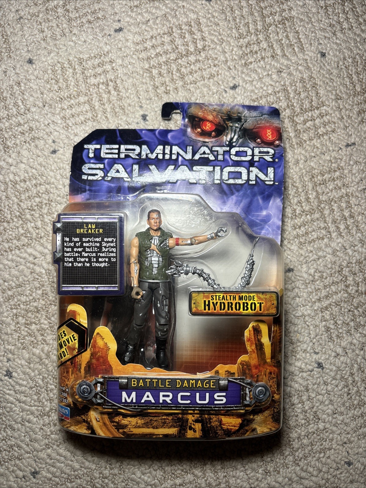 Terminator Salvation Battle Damage Marcus Figure Playmates 2009 New Boxed Sealed