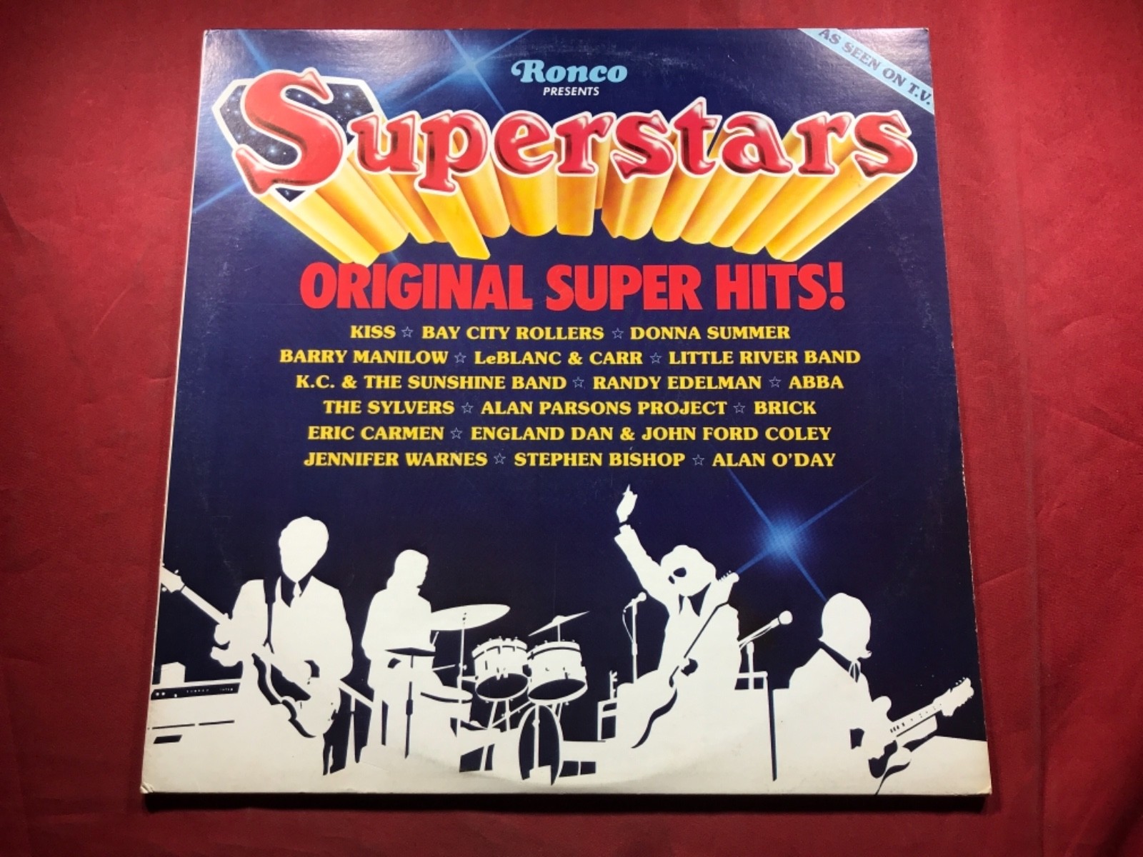 R1-70 SUPERSTARS Presented By Ronco ... AS SEEN ON TV ... 1977 ... R-2170 RECORD