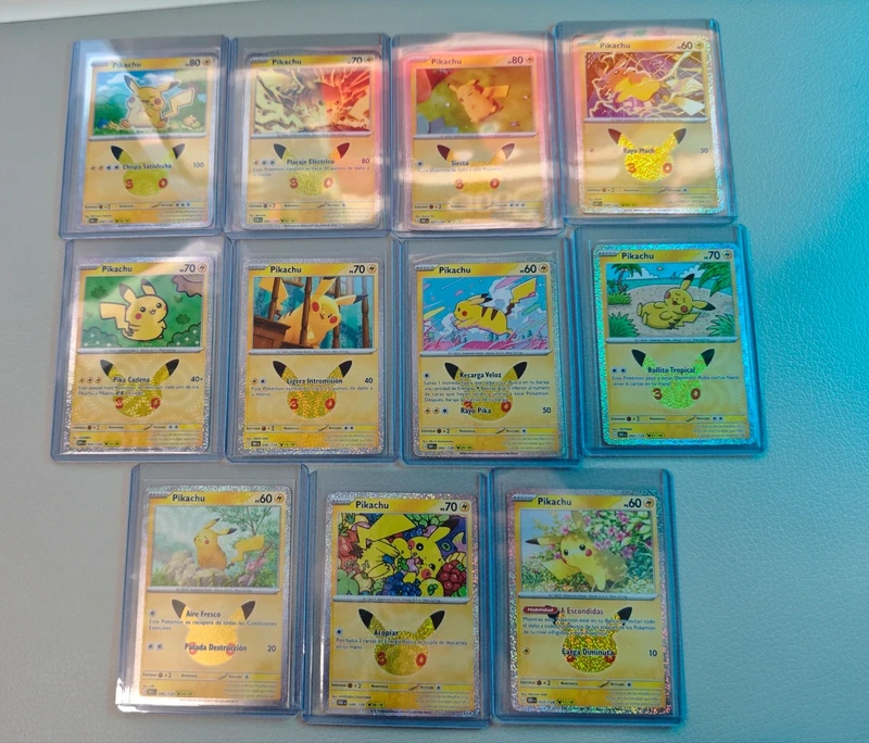 Lote 11 Pikachu 30 aniversario