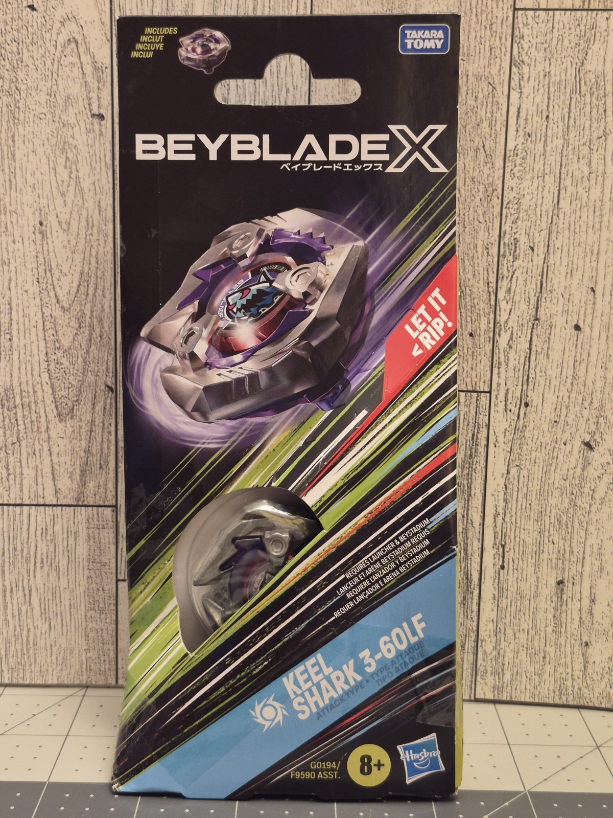 Nuovo! Hasbro Beyblade x Keel Shark 3-60LF Takara Tomy
