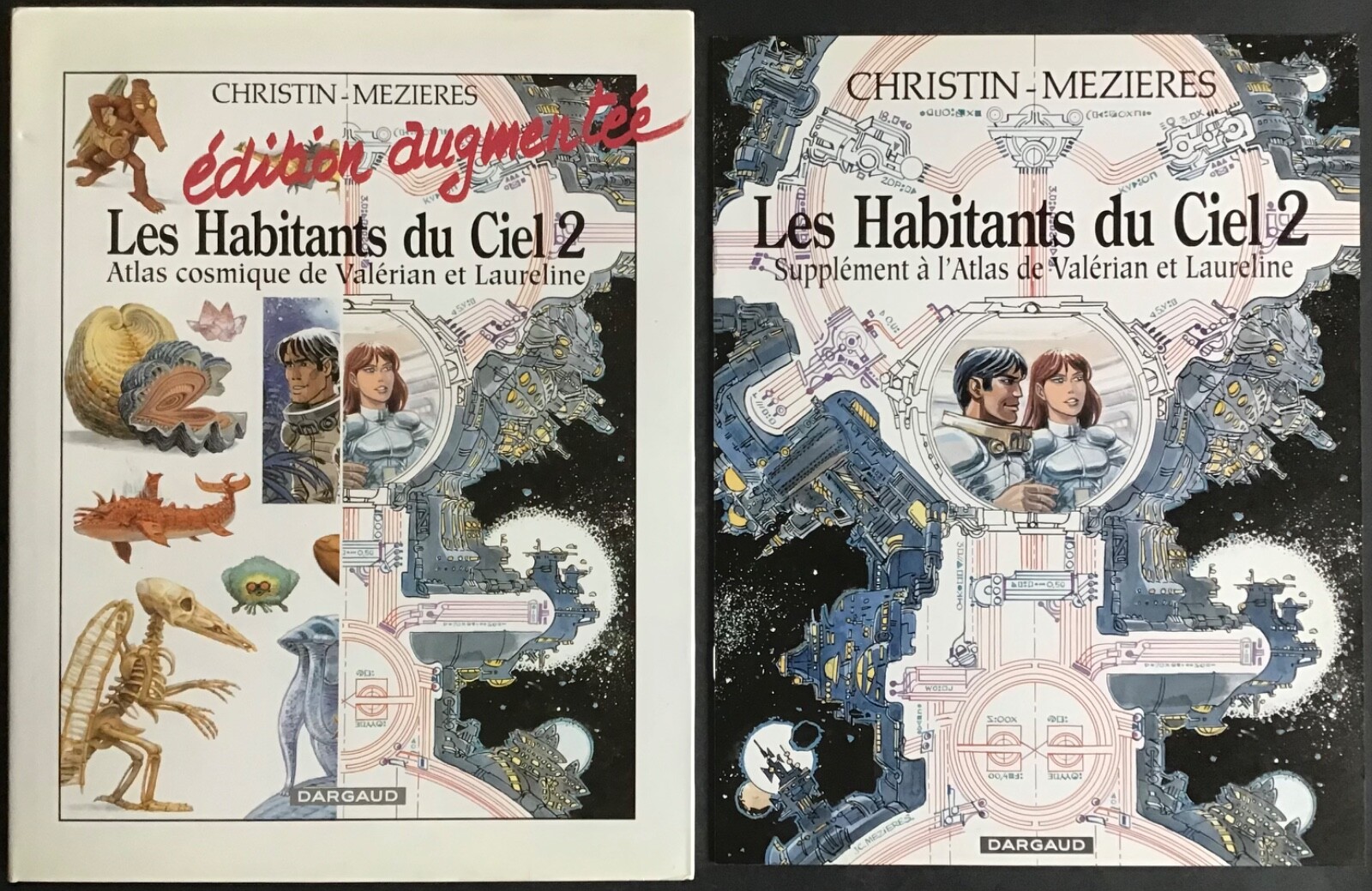 VALÉRIAN Les Habitants du Ciel 2 Atlas cosmique jaquette EO 2000 Excellent état
