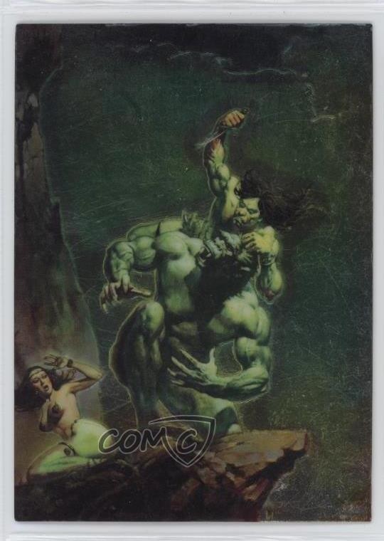 1994 Comic Images Conan II All Chromium Savage Sword #4 #88 0b3