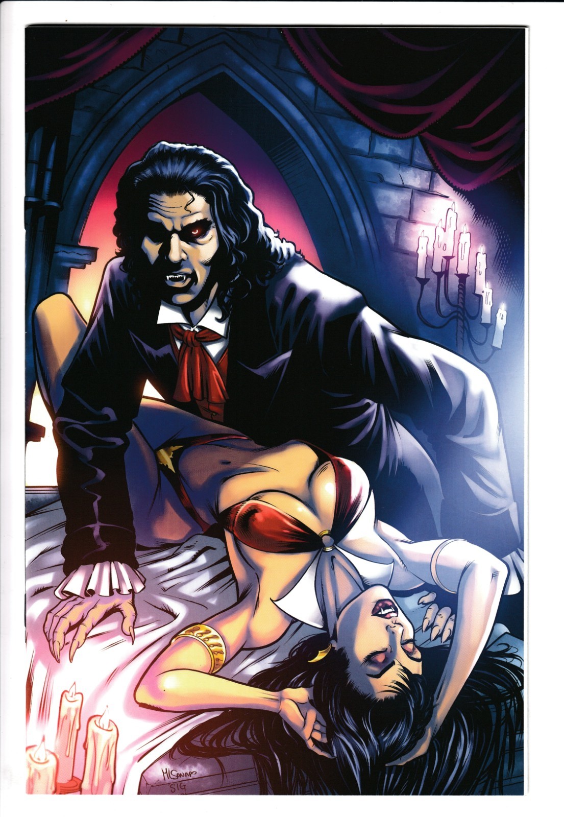VAMPIRELLA #25, SANAPO 1:21 VIRGIN VARIANT, NM, Dynamite (2021)