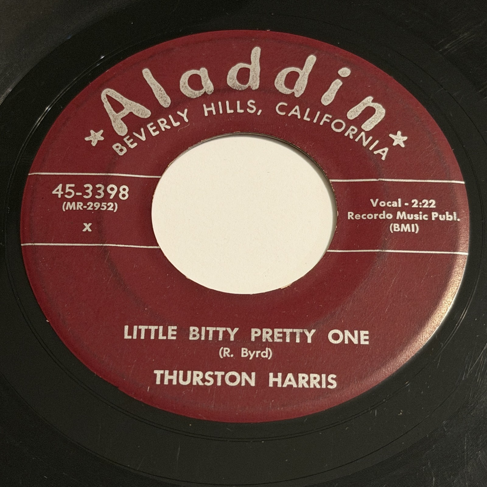 Thurston Harris: Little Bitty Pretty One / I Hope You Won't Hold It 45 - Aladdin