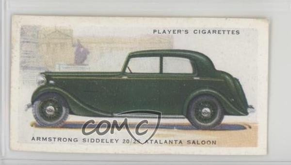 1937 Player's Motor Cars Series 2 Tobacco #3 0ha3