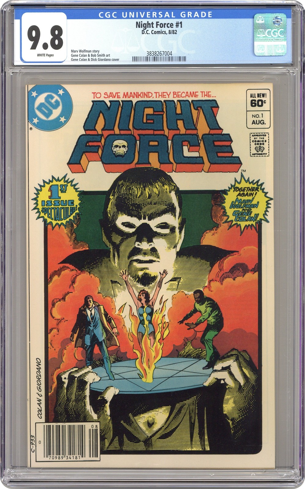 Night Force #1 CGC 9.8 1982 3838267004