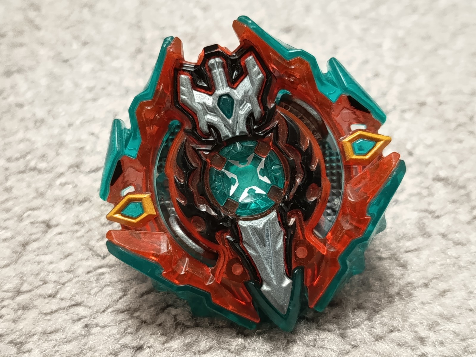 Sieg Xcalibur 1 Ferro Xcalius X3 Arancione Blu Beyblade HASBRO BURST EVOLUTION
