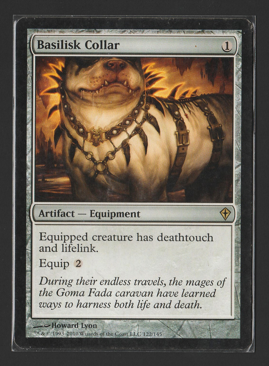 Collare Basilisco - Worldwake (WWK) - MTG Attrezzatura Artefatto Raro - 122/145 R