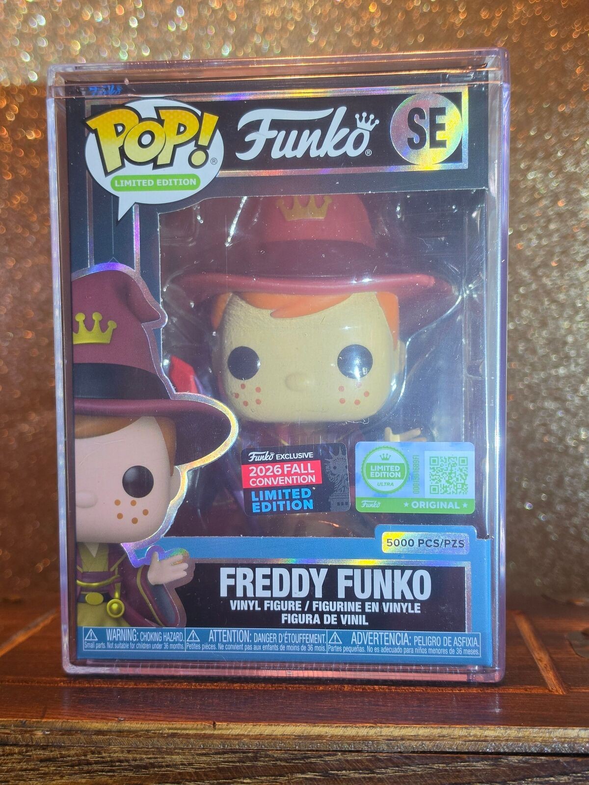 Wizard Freddy Funko LE Ultra Limited Edition 5000 pcs Sealed Hardshell