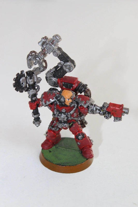 Warhammer 40K Space Marines : figurine métal Vétéran Commander (1)