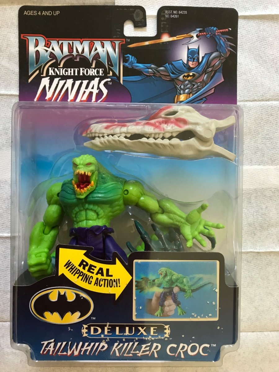 BATMAN DC Knight Force Ninja Figure: Deluxe Tailwhip Killer Croc, DC Absolute