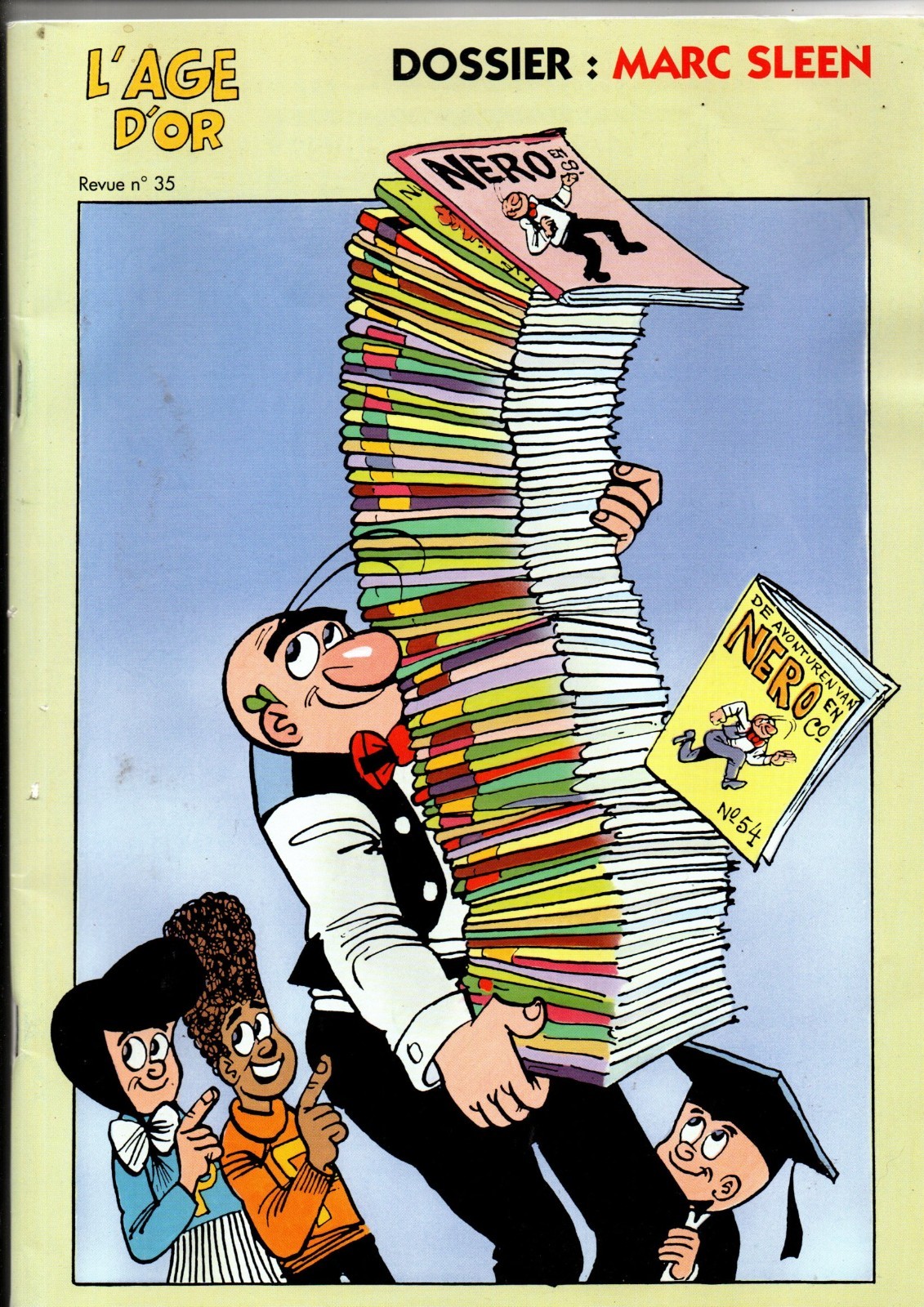 Revue L'AGE D'OR n°35. Dossier Marc Sleen. 1995. TBE