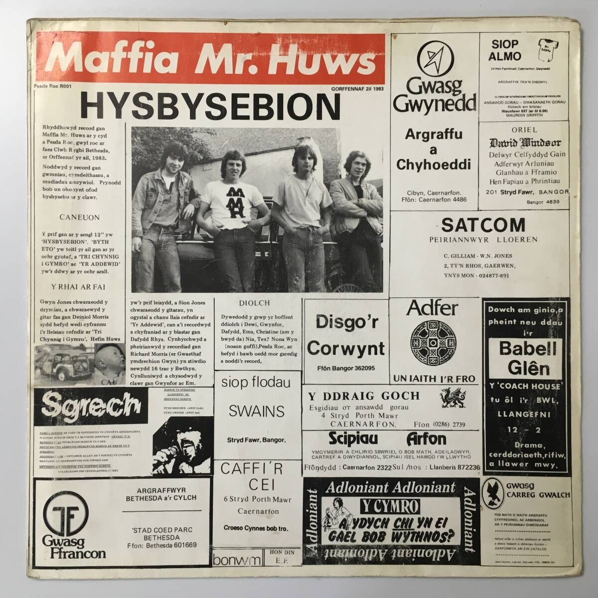 MAFFIA MR. HUWE HYSBYSEBION UK pressing NWOBHM RARE!!