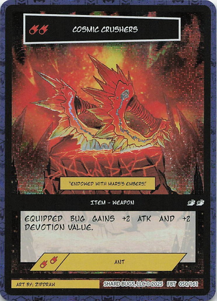 Cosmic Crushers - First Bounty - Shard Bugs TCG - Foil