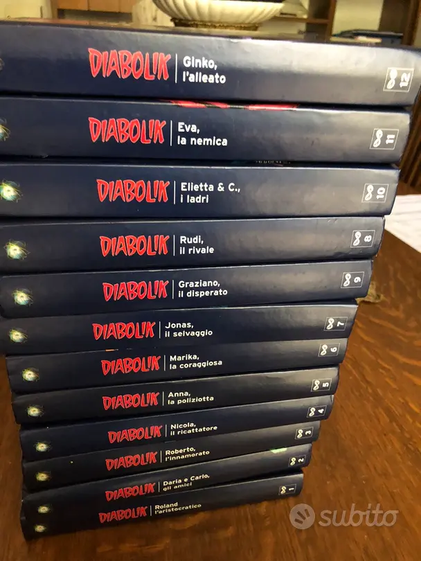Diabolik Chi è? 12 Volumi Pari al Nuovo