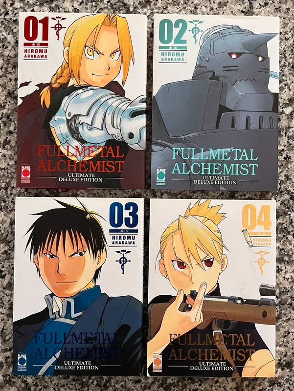 Fullmetal Alchemist Ultimate Deluxe Edition Vol. 1-4 – Manga Panini