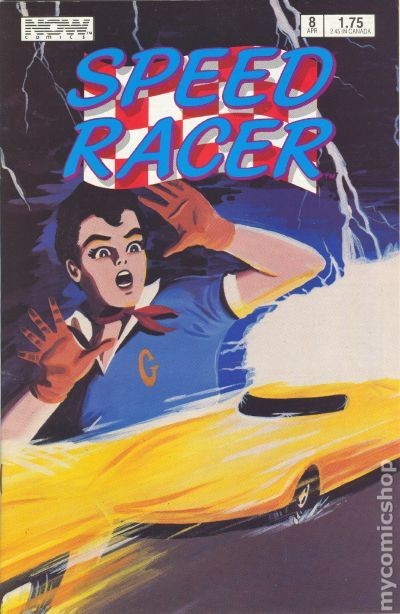 Speed Racer #8 FN 1988 Immagine Stock