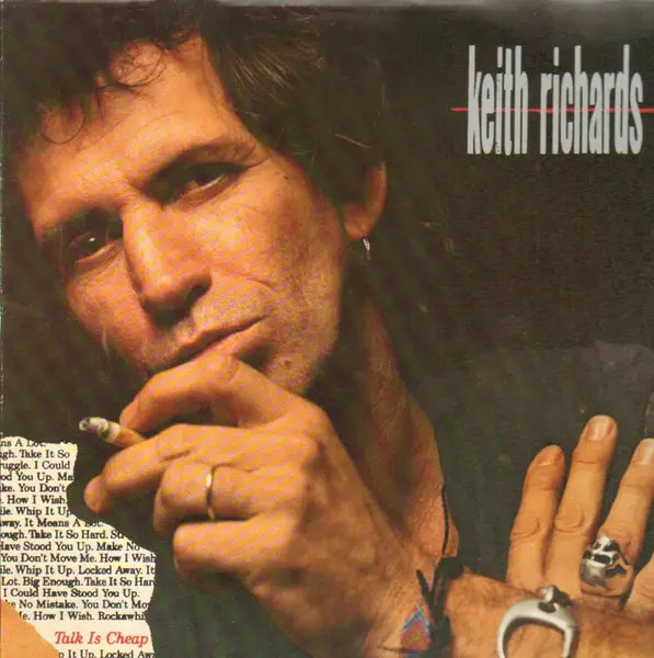 Keith Richards Talk Is Cheap Virgin Vinyl LP