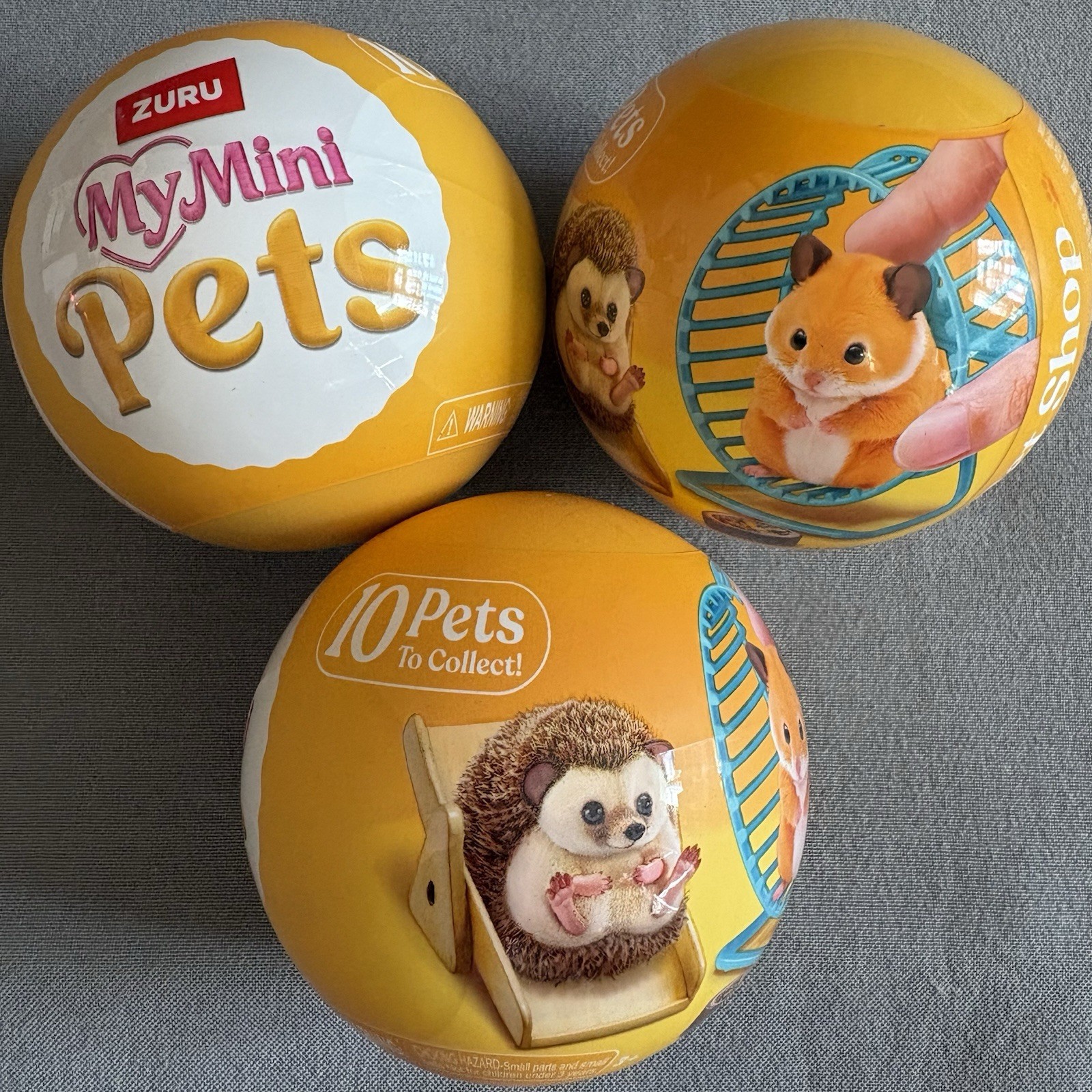 3 x Zuru My Mini Pets - 3 Brand New Sealed Pet Shop Packs - Free Postage