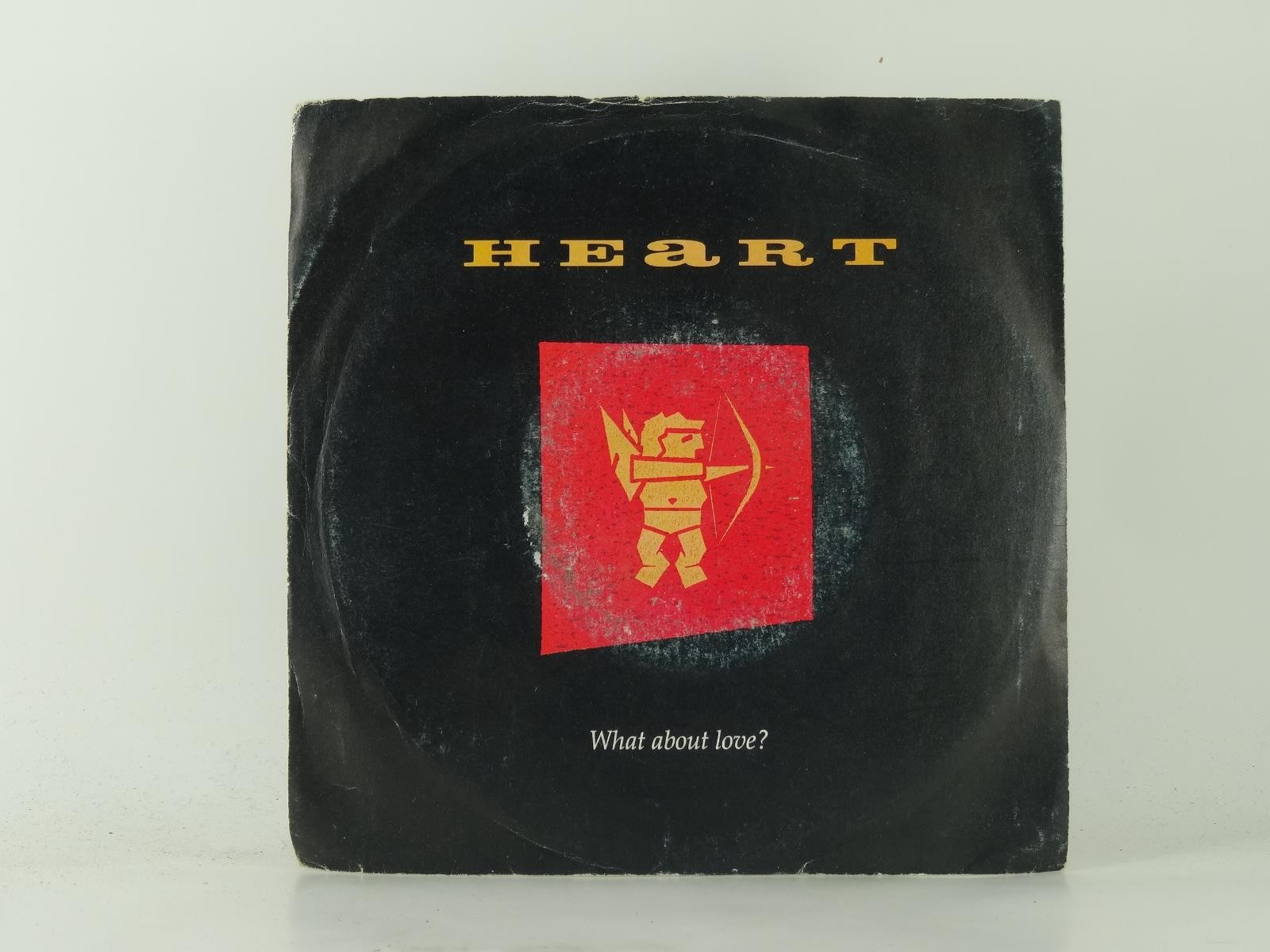 HEART WHAT ABOUT LOVE? (34) 2 Track 7" Single plus Picture Sleeve CAPITOL RECORD