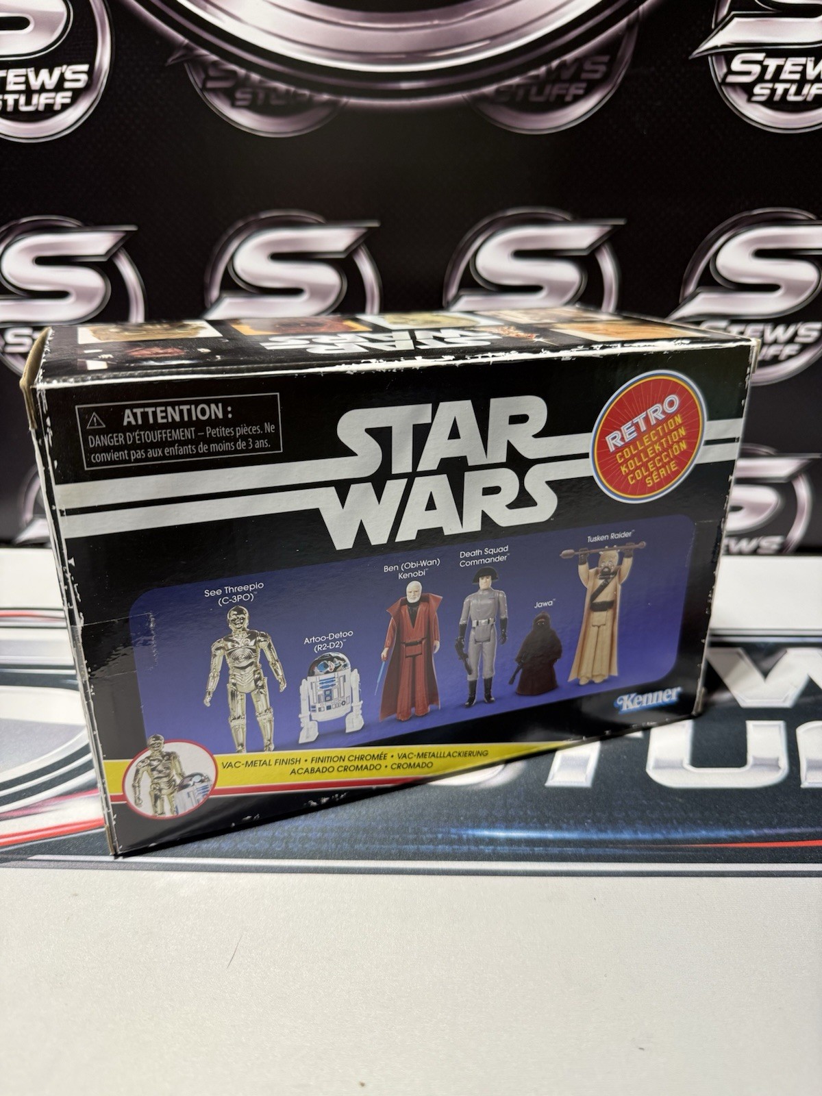 Star Wars Retro Collection Una Nuova Speranza Confezione da 6 C-3PO R2-D2 Obi-Wan Jawa Kenner