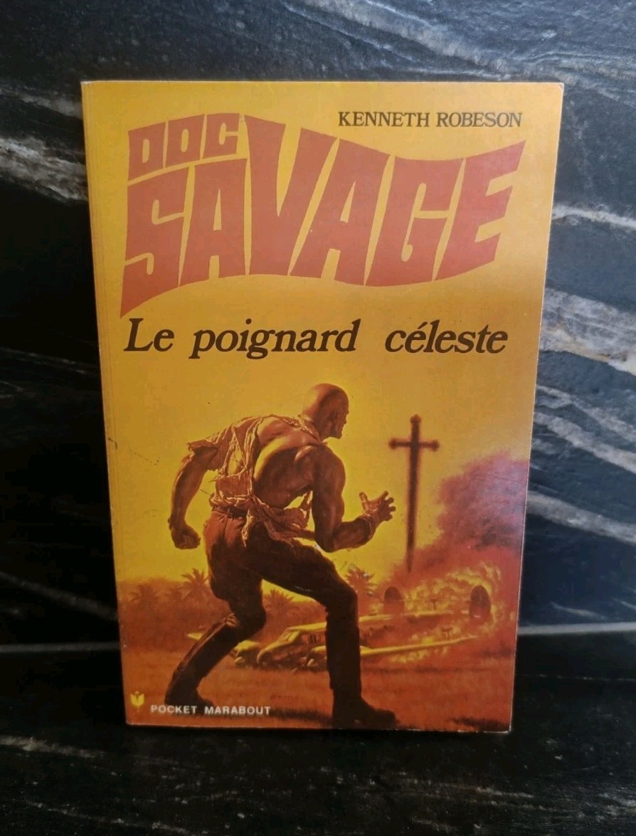 K. ROBESON DOC SAVAGE 31 LE POIGNARD CELESTE POCKET MARABOUT 115 TBE BAMA 1975