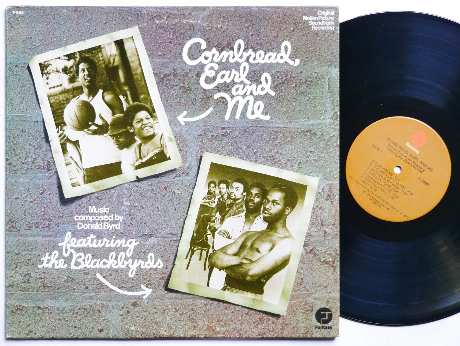 THE BLACKBYRDS Cornbread, Earl And Me LP FANTASY F-9483 US 1975 Donald Byrd VG+