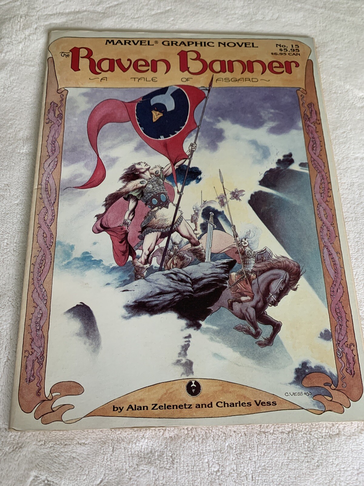 The Raven Banner Marvel GN #15 1985 RARO ottime condizioni!!