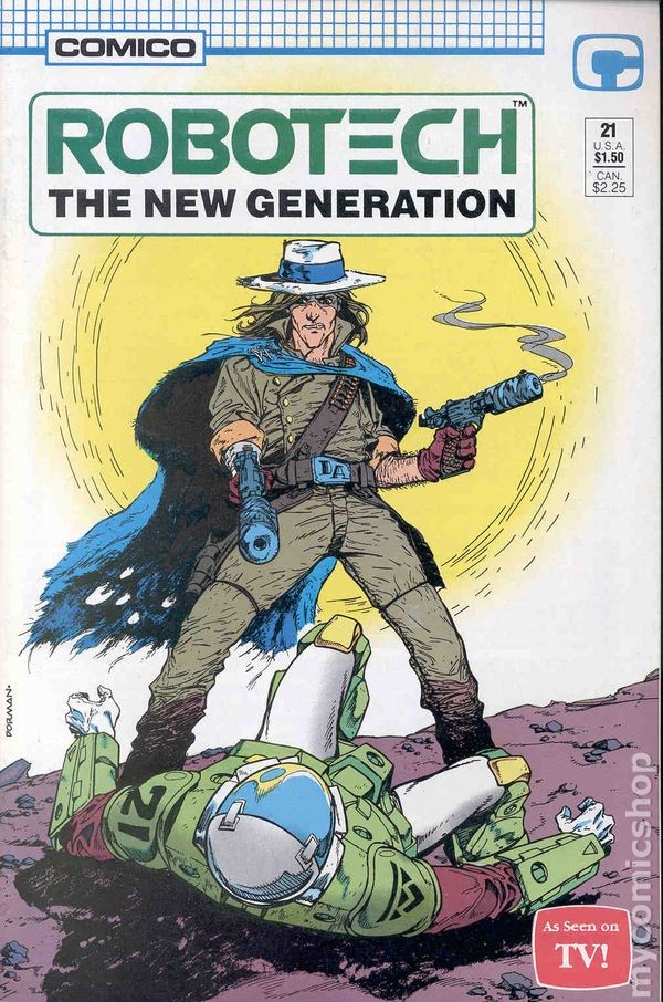 Robotech La Nuova Generazione #21 FN 6.0 1988 Immagine Stock