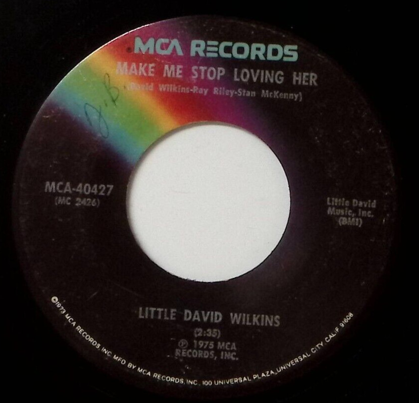 LITTLE DAVID WILKINS ONE MONKEY DON'T STOP NO SHOW/MAKE ME STOP..VINYL 45 55-131
