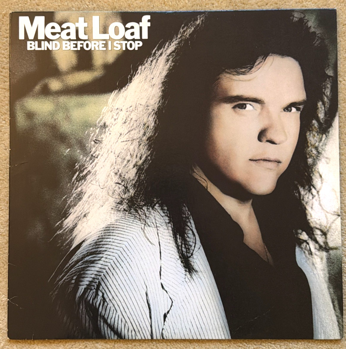 MEAT LOAF - Blind Before I Stop (1986) Vinyl LP Record. NEAR MINT