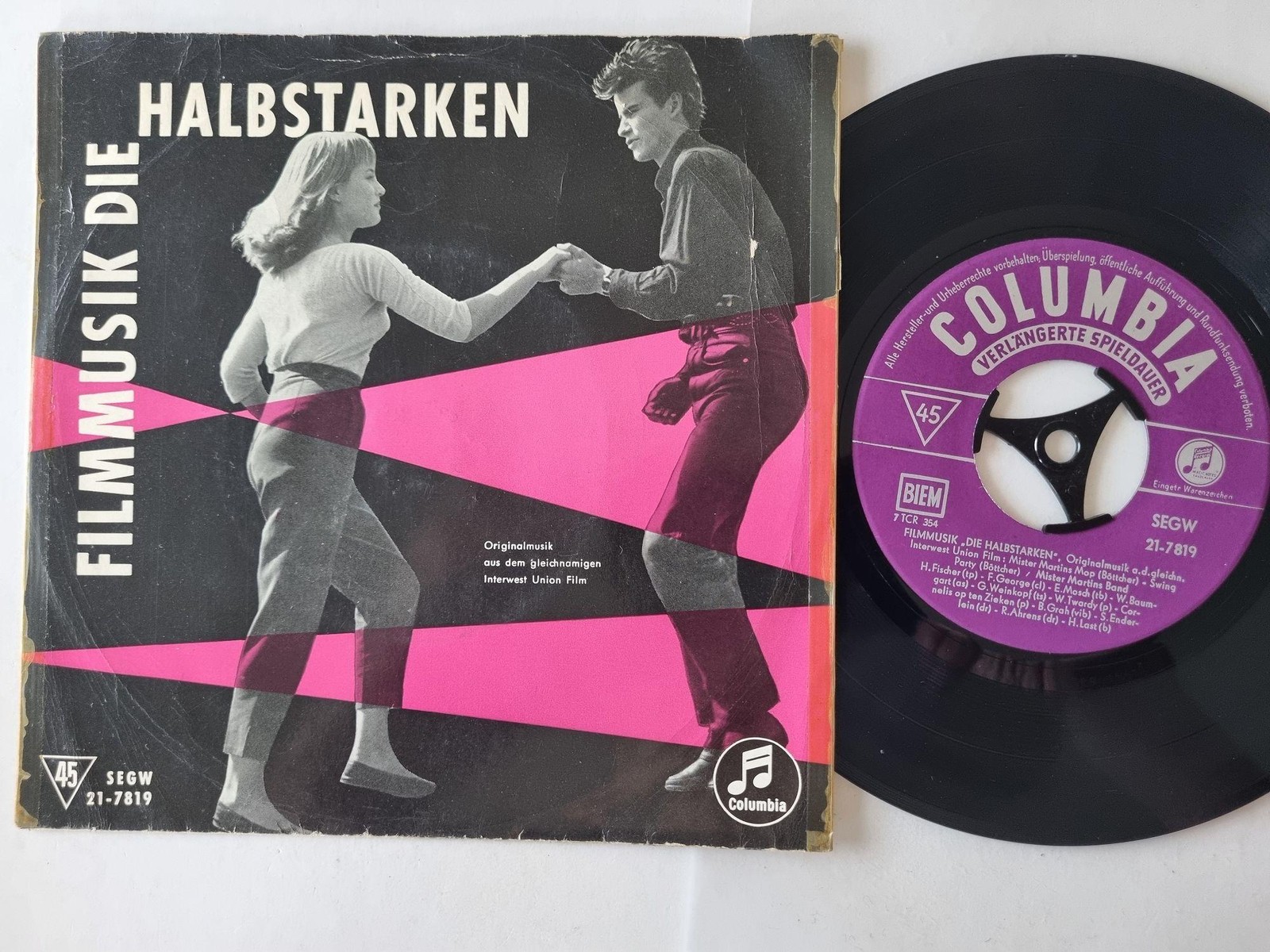 Mister Martin's Band - In Chicago 7'' Vinyl EP Germany/ OST DIE HALBSTARKEN