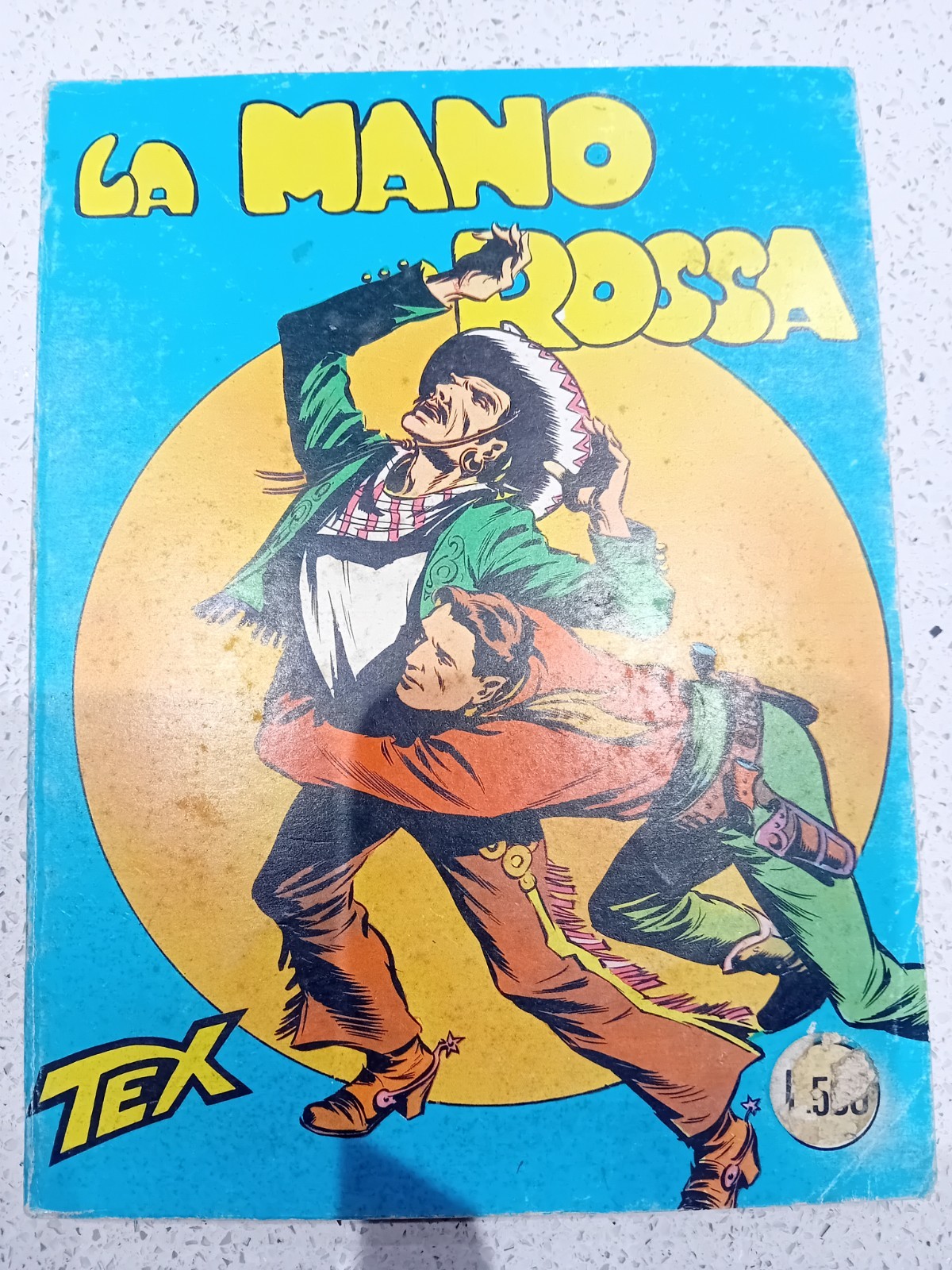 Tex Gigante n. 1 La Mano Rossa 1964 Edizioni Araldo Sergio Bonelli