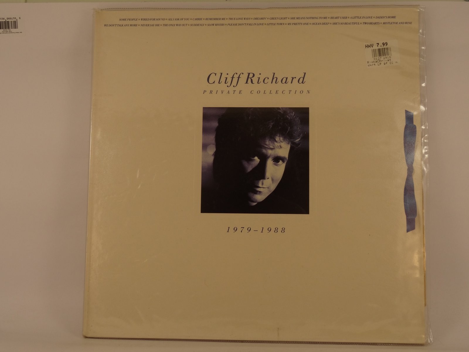 CLIFF RICHARD PRIVATE COLLECTION 1979 -1988 (425) LP EMI