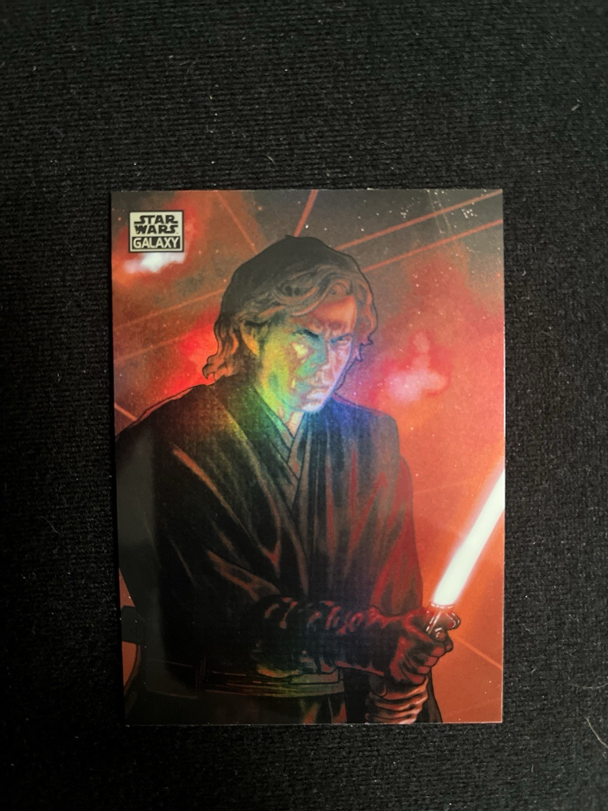 2026 Topps Chrome Star Wars Galaxy Anakin Skywalker Arte del Lato Oscuro #1