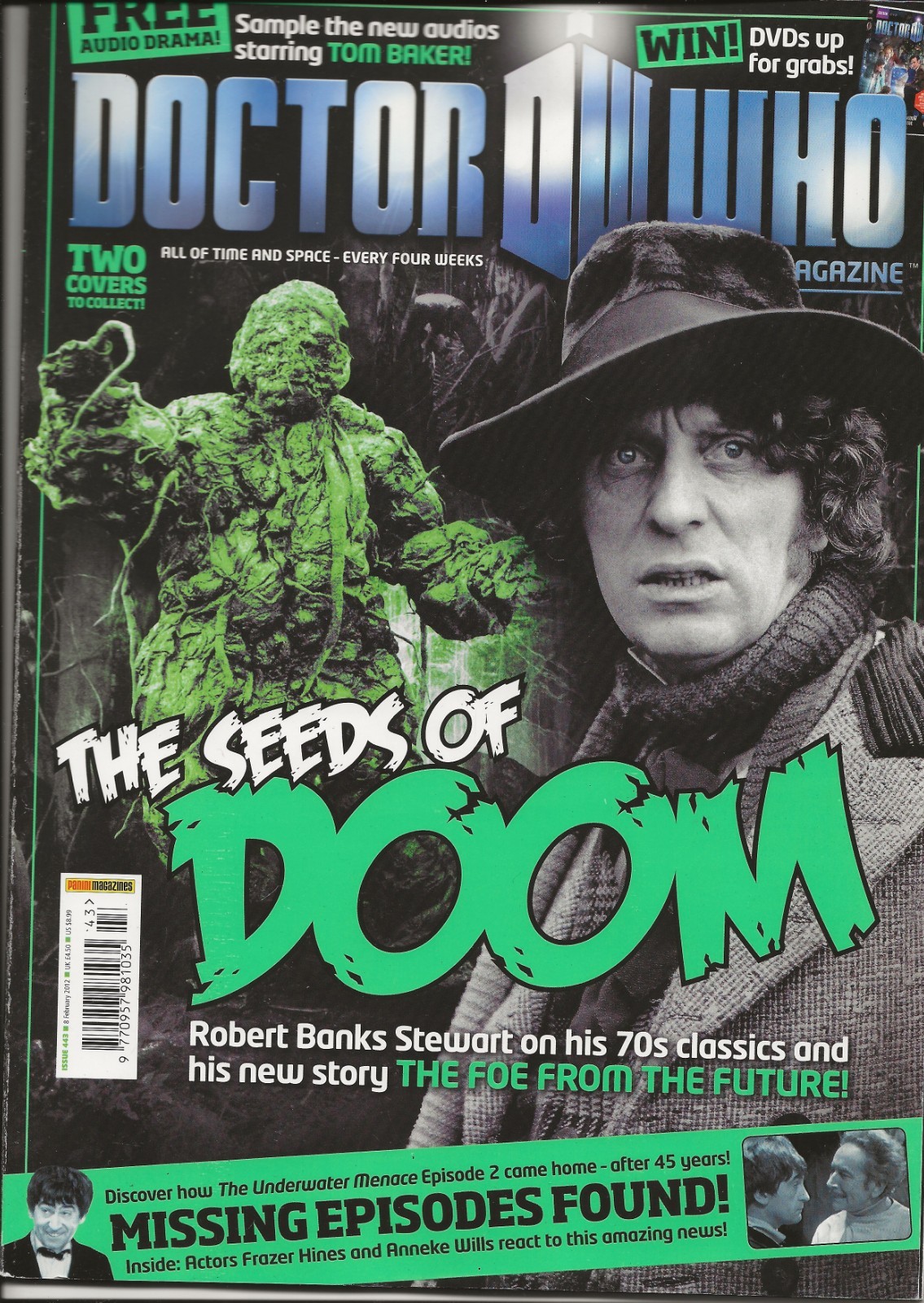 Doctor Who Magazine Issue 443 February  2012  Seeds Of Doom on 2 of 2 covers