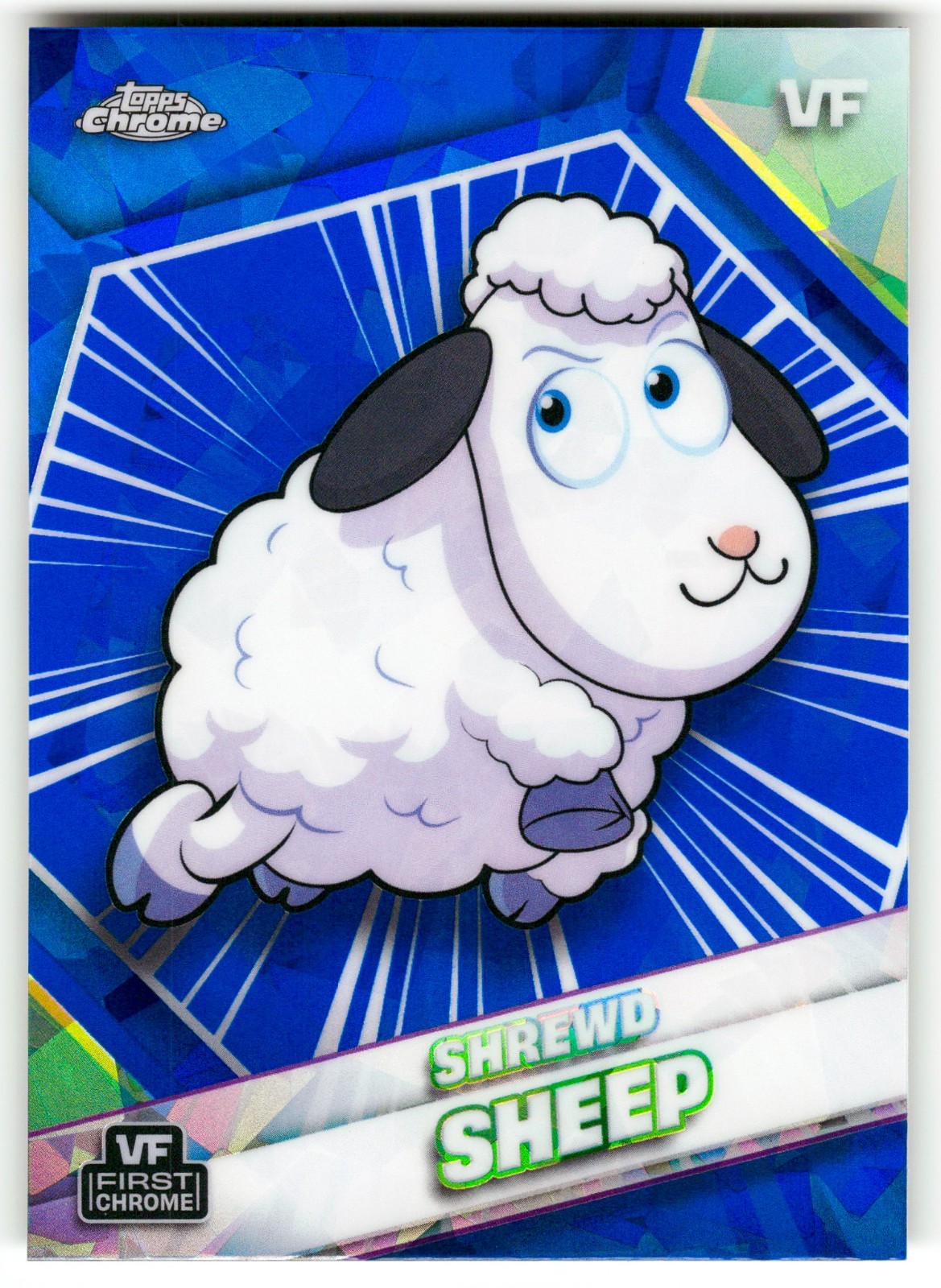 Shrewd Sheep VeeFriends 2026 Topps Chrome Sapphire Card