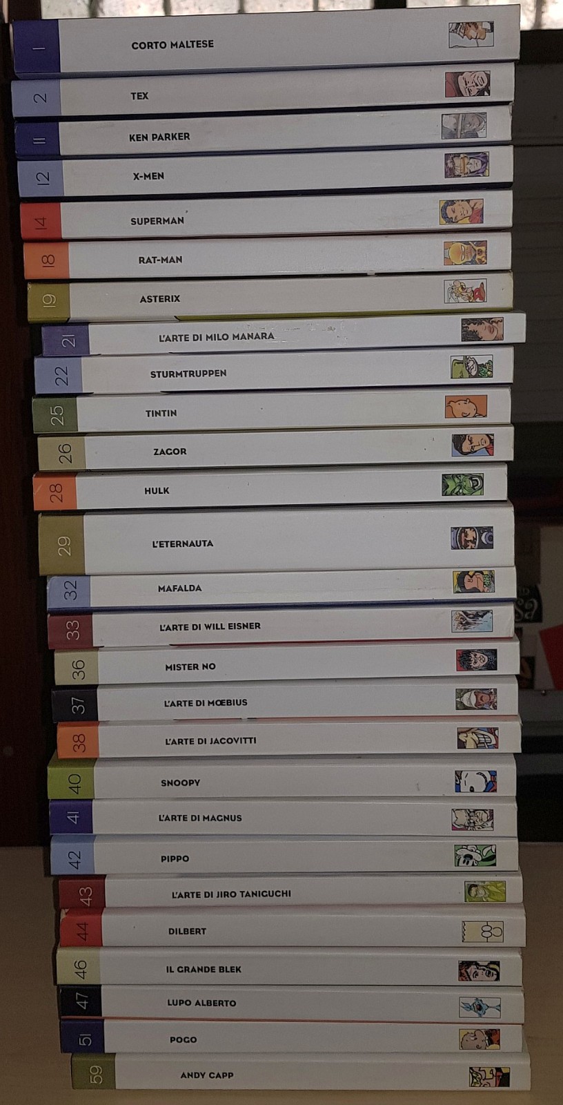 I CLASSICI DEL FUMETTO DI REPUBBLICA 27 numeri anche singolarmente