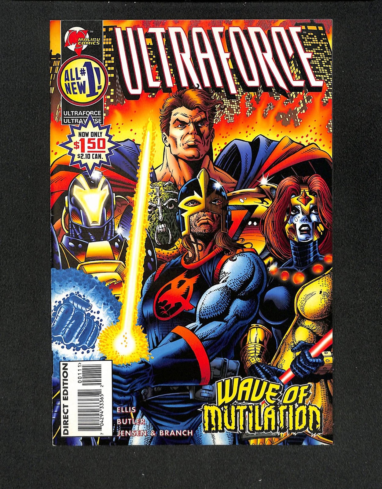 Ultraforce #1 Ultraverse 1995