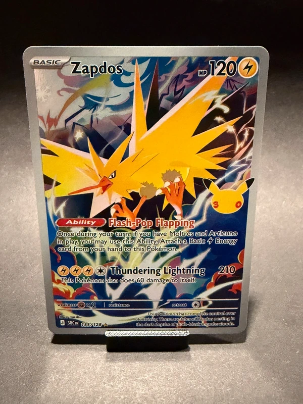 Zapdos 133/128, 30th Anniversary