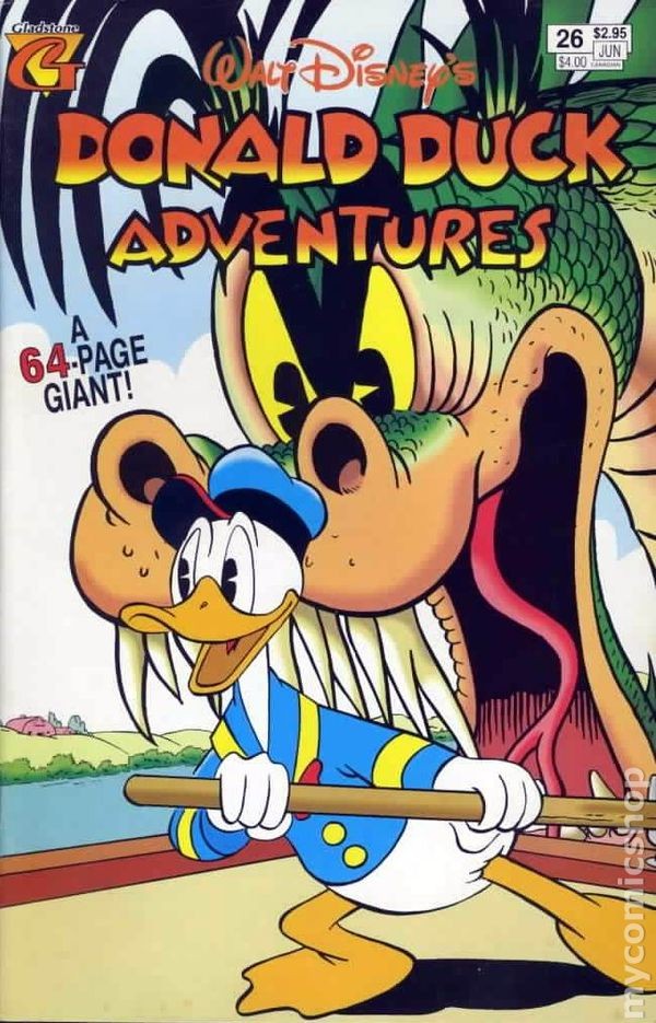 Paperino Avventure #26 VG 1994 Gladstone Immagine Stock Basso Grado