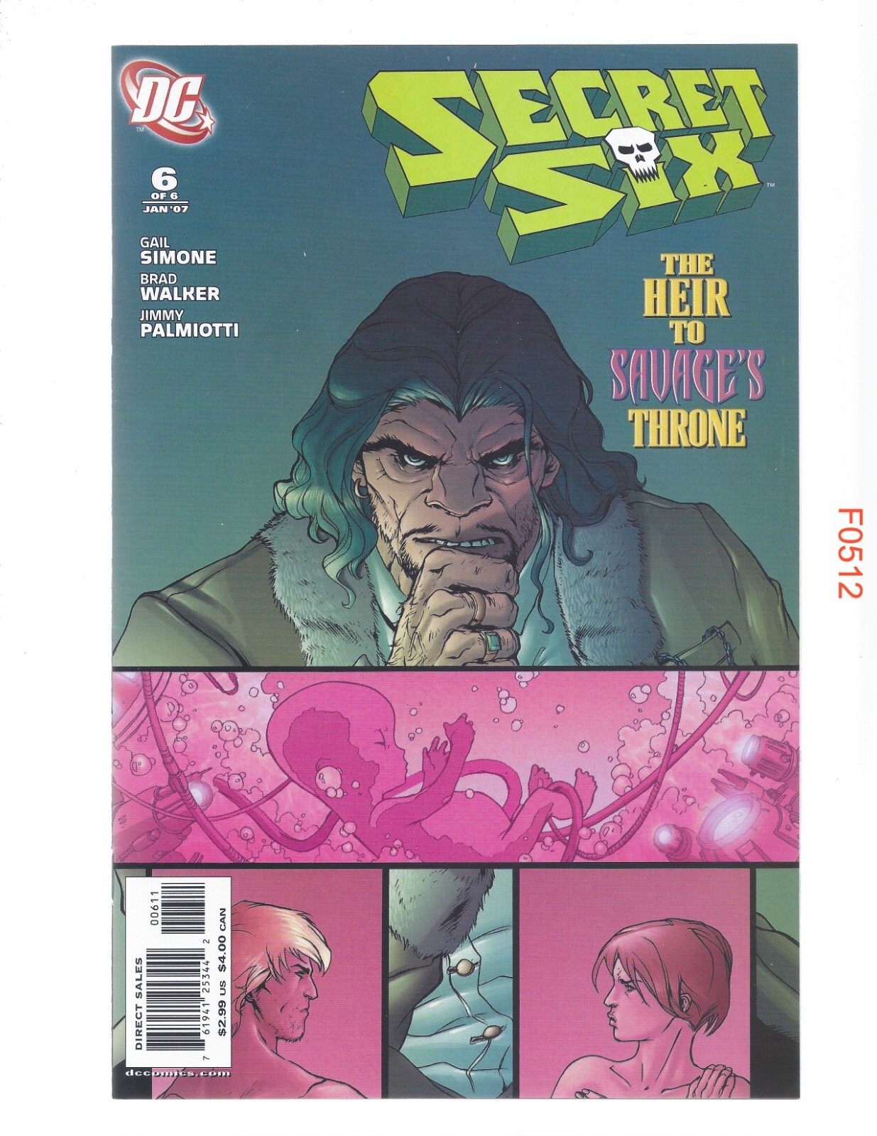 Secret Six #6 2006 DC VF/NM f0512