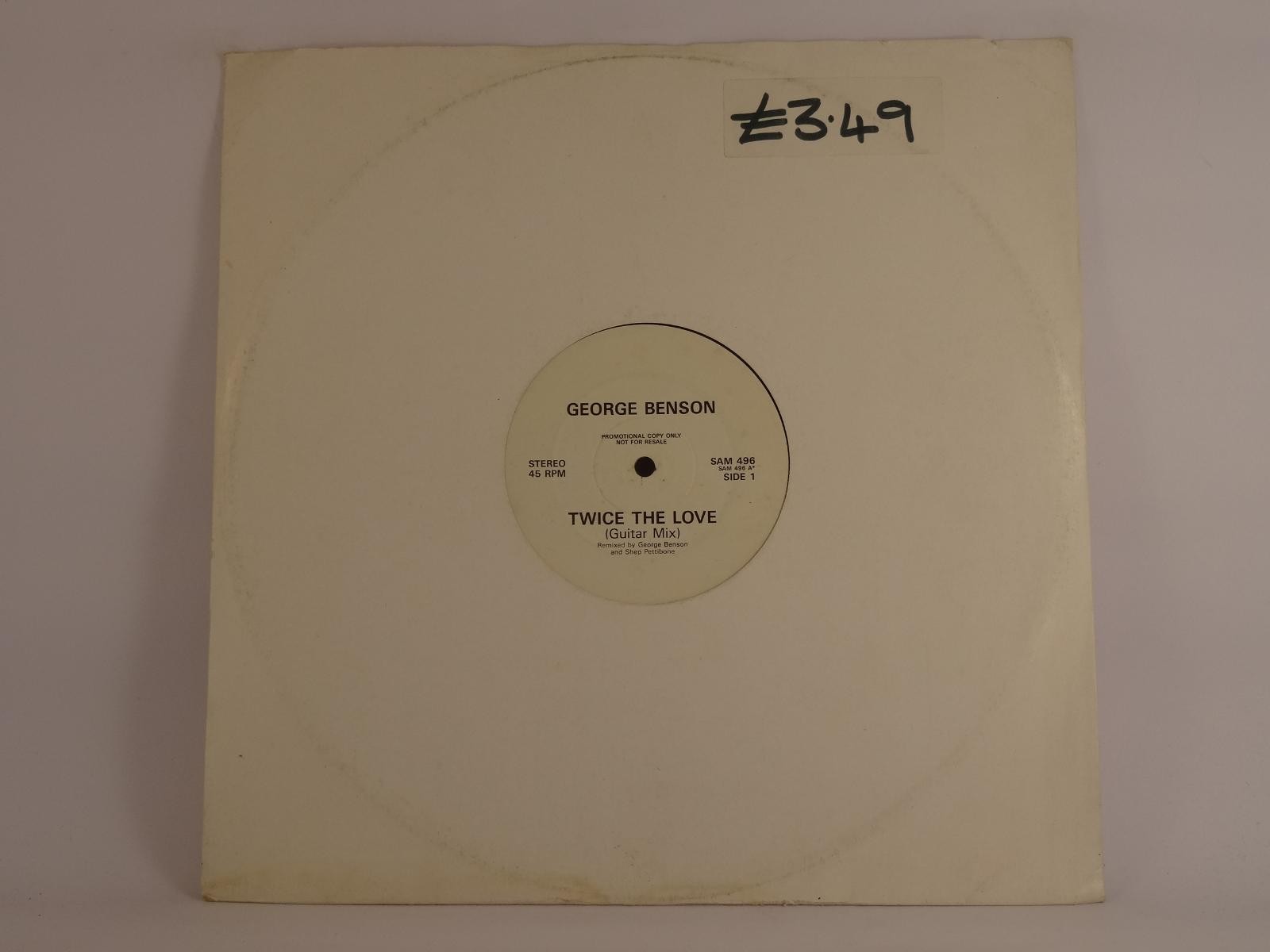 GEORGE BENSON TWICE THE LOVE (B) 3 Track 12" Single 