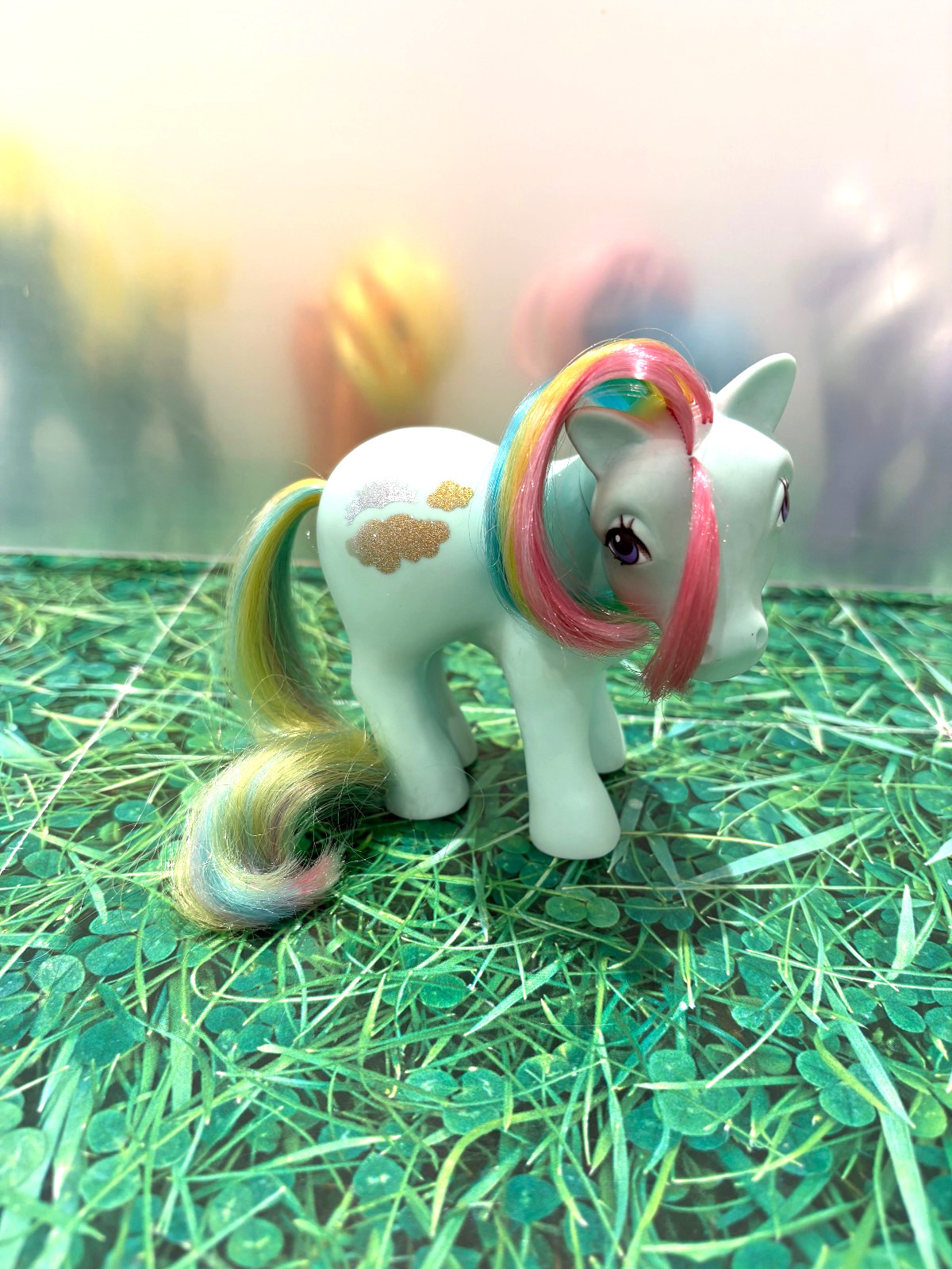 My Little Pony G1 Sunlight Rainbow giocattolo vintage Hasbro 1983 da collezione MLP *