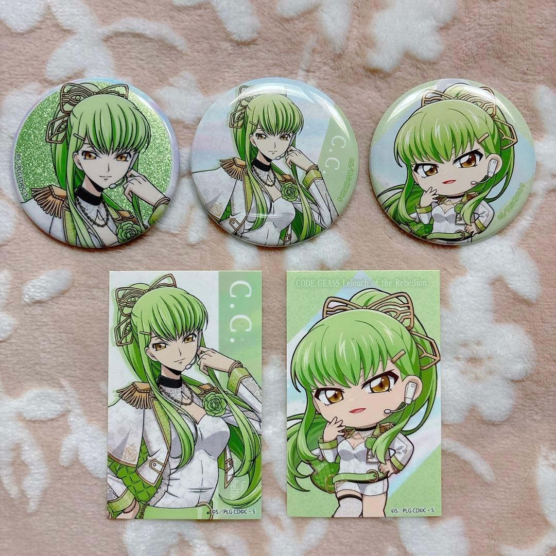 Codice Geass Idol C.C. Distintivo e adesivo lattina