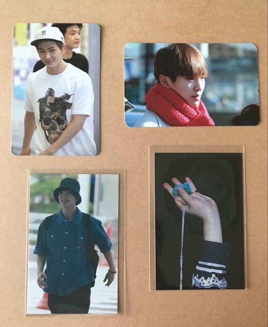 SHINee Onew Master Photocard Set 4 pezzi Fansite Exclusive 2016-2017
